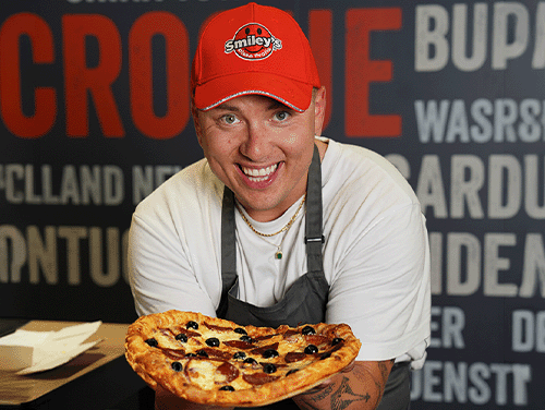 Andy Zingler und Smiley´s Pizza Profis