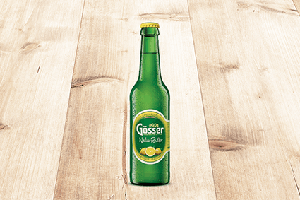 Gösser NaturRadler Biermischgetränk Zitrone 0,33 l.