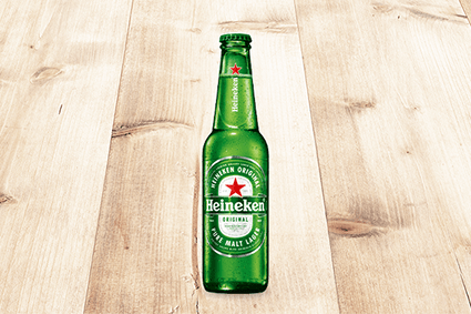 Heineken Original Bierflasche 0,33 l.
