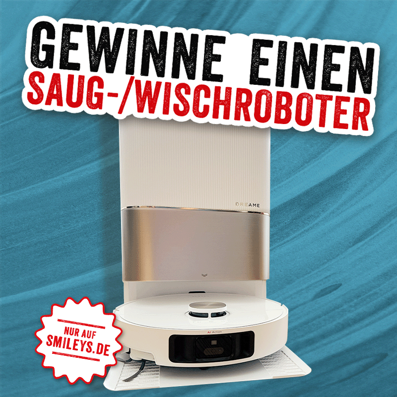 Gewinne einen Saug- und Wischroboter – Aktion nur auf smileys.de